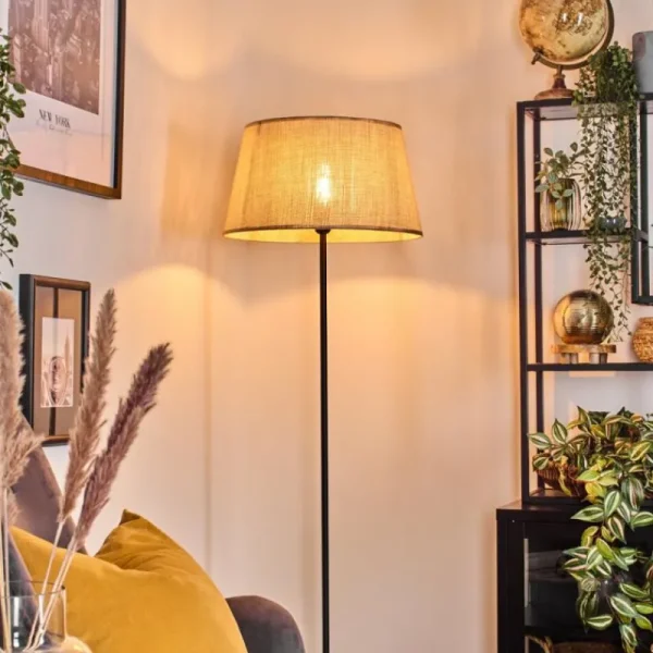 hofstein Sabadim Lampadaire beige, Écru, 1 lumière* Lampes Modernes