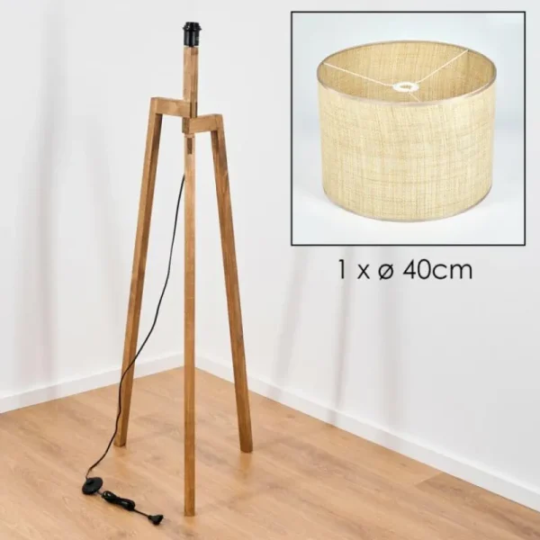 hofstein Sabadim Lampadaire Écru, 1 lumière* Lampes Modernes