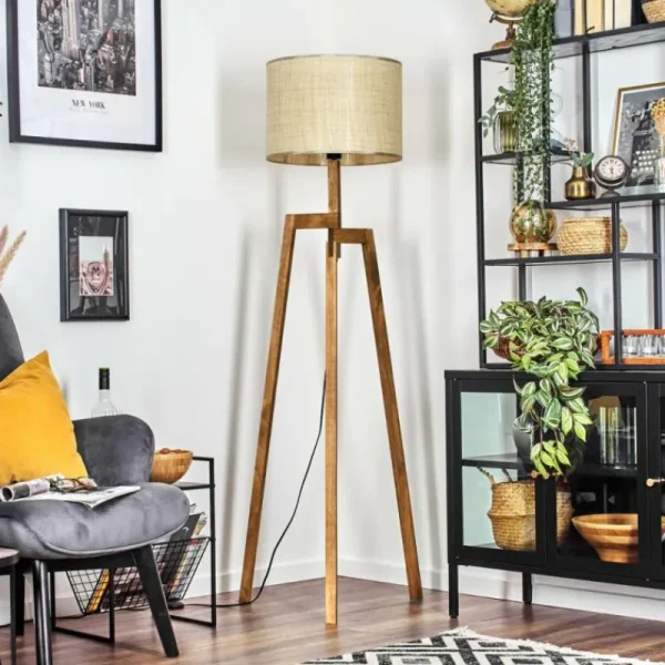hofstein Sabadim Lampadaire Écru, 1 lumière* Lampes Modernes