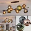 hofstein Sacoselo Plafonnier, Boule lumineuse Noir, 9 lumières* Lampes Modernes