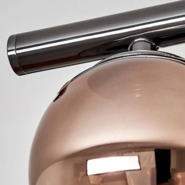 hofstein Sacoselo Plafonnier, Boule lumineuse Noir, 9 lumières* Lampes Modernes