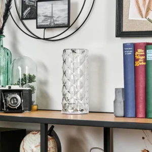 hofstein Salberget Lampe à poser LED Scintillant, Transparent, 1 lumière* Lampes Modernes