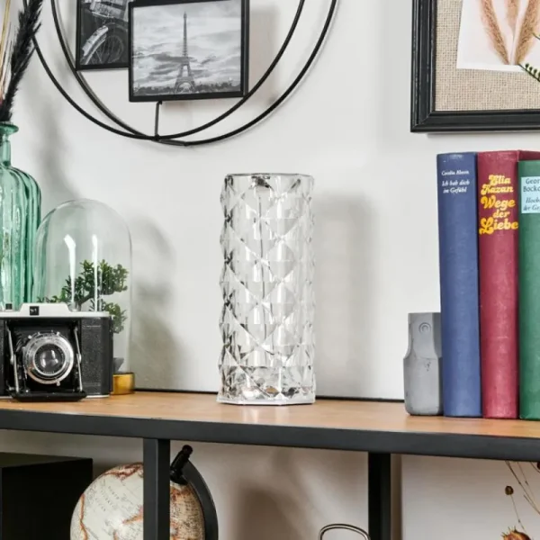 hofstein Salberget Lampe à poser LED Scintillant, Transparent, 1 lumière* Lampes Modernes