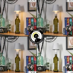 hofstein Salgadinho Lampe de table d'extérieur, Lampe à poser LED Blanc, 1 lumière* Lampes Modernes
