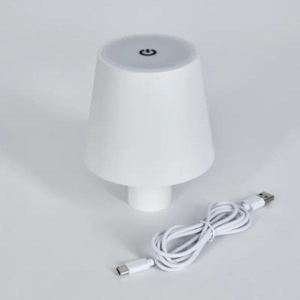 hofstein Salgadinho Lampe de table d'extérieur, Lampe à poser LED Blanc, 1 lumière* Lampes Modernes