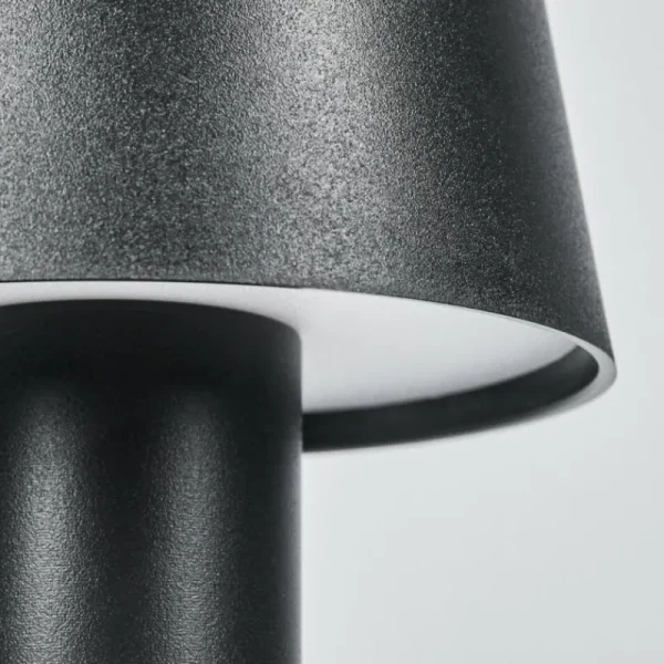 hofstein Salgadinho Lampe de table d'extérieur, Lampe à poser LED Noir, 1 lumière* Lampes Modernes