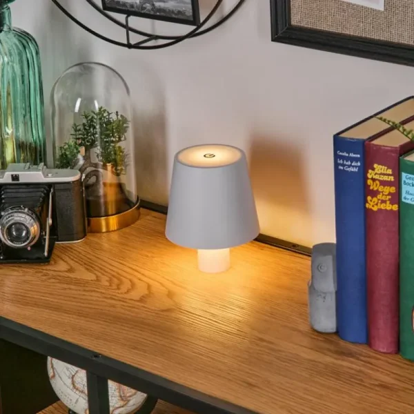 hofstein Salgadinho Lampe de table d'extérieur, Lampe à poser LED Blanc, 1 lumière* Lampes Modernes