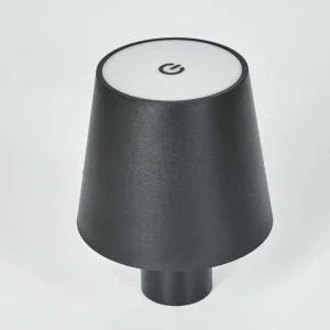 hofstein Salgadinho Lampe de table d'extérieur, Lampe à poser LED Noir, 1 lumière* Lampes Modernes