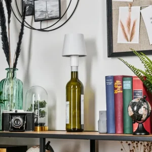 hofstein Salgadinho Lampe de table d'extérieur, Lampe à poser LED Blanc, 1 lumière* Lampes Modernes