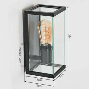 hofstein Sangbana Lampe murale d´extérieur Noir, 1 lumière* Lampes Modernes