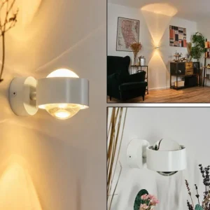 hofstein Sapri Luminaire Up & Down, Applique murale Blanc, 1 lumière* Lampes En Verre