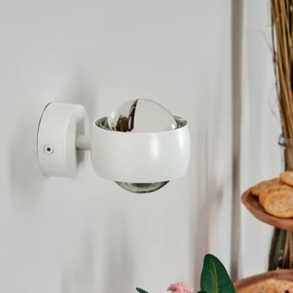 hofstein Sapri Luminaire Up & Down, Applique murale Blanc, 1 lumière* Lampes En Verre