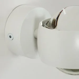 hofstein Sapri Luminaire Up & Down, Applique murale Blanc, 1 lumière* Lampes En Verre