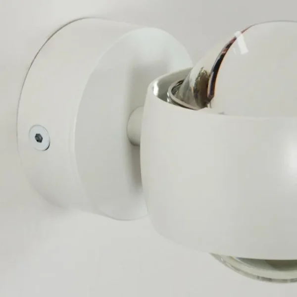 hofstein Sapri Luminaire Up & Down, Applique murale Blanc, 1 lumière* Lampes En Verre