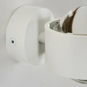 hofstein Sapri Luminaire Up & Down, Applique murale Blanc, 1 lumière* Lampes En Verre