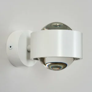hofstein Sapri Luminaire Up & Down, Applique murale Blanc, 1 lumière* Lampes En Verre