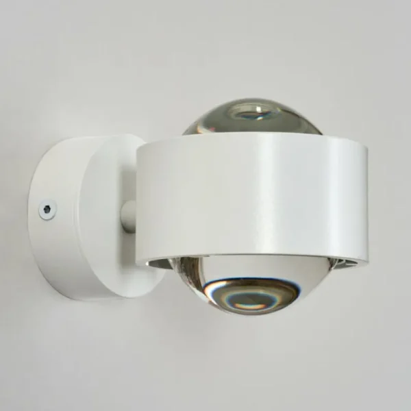 hofstein Sapri Luminaire Up & Down, Applique murale Blanc, 1 lumière* Lampes En Verre