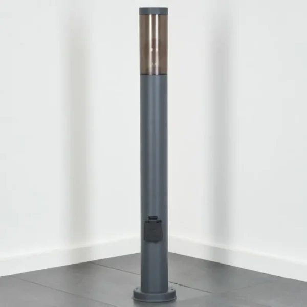 hofstein Sessa Lampe à prise électrique, Eclairage de chemin Anthracite, 1 lumière* Lampes Modernes