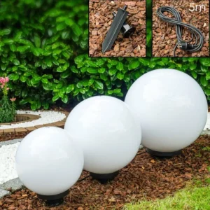 hofstein Set de boules lumineuses Miau Blanc, 3 lumières* Lampes Modernes