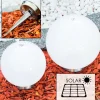 hofstein Set de boules lumineuses solaires LED Acier inoxydable, 2 lumières* Lampes Modernes