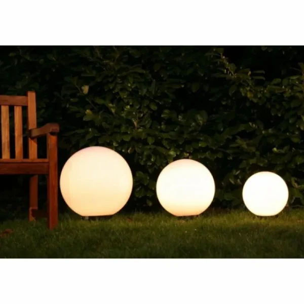 hofstein Set de boules lumineuses 30, 40 et 50 cm Blanc, 3 lumières* Lampes Modernes