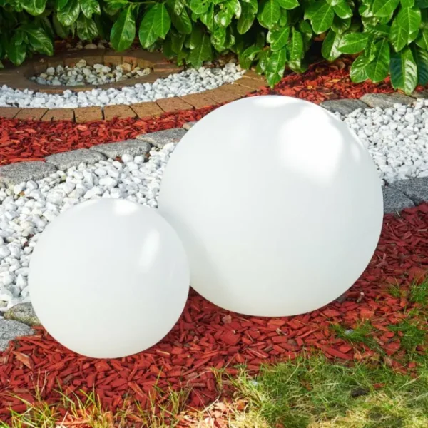 hofstein Set de boules lumineuses Arslev Blanc, 2 lumières* Lampes Modernes