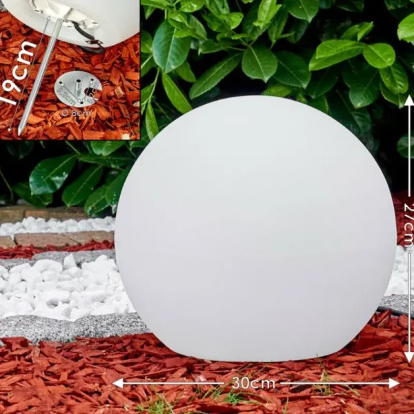 hofstein Set de boules lumineuses Arslev Blanc, 2 lumières* Lampes Modernes