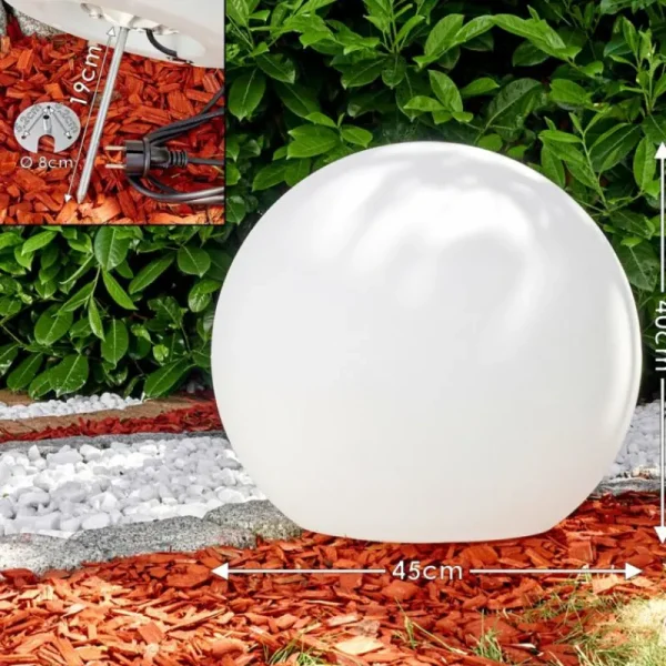 hofstein Set de boules lumineuses Arslev Blanc, 2 lumières* Lampes Modernes