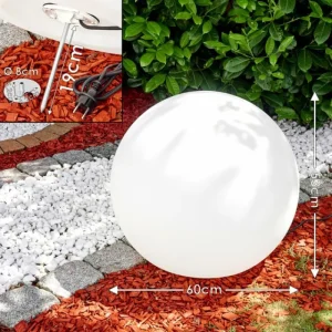hofstein Set de boules lumineuses Arslev Blanc, 3 lumières* Lampes Modernes