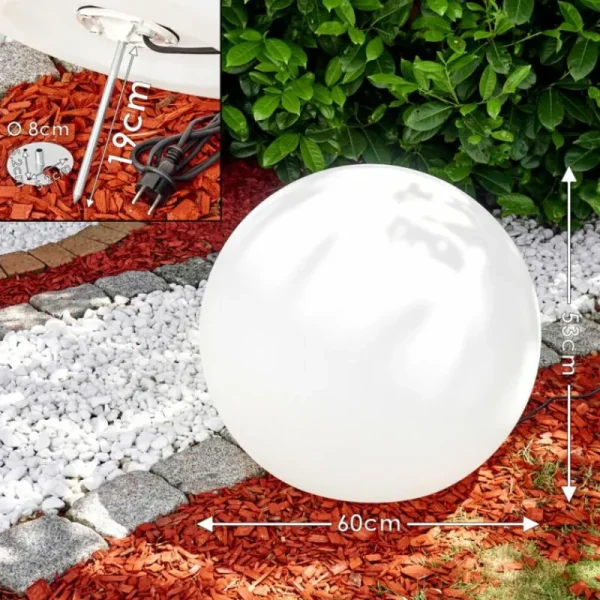 hofstein Set de boules lumineuses Arslev Blanc, 3 lumières* Lampes Modernes