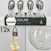 hofstein Set de lampes solaires Tian LED Argenté, 1 lumière* Lampes Modernes
