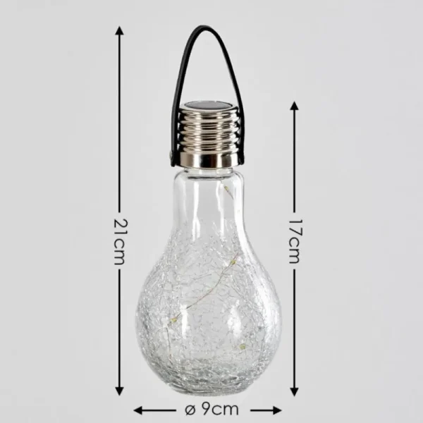 hofstein Set de lampes solaires Tian LED Argenté, 1 lumière* Lampes Modernes