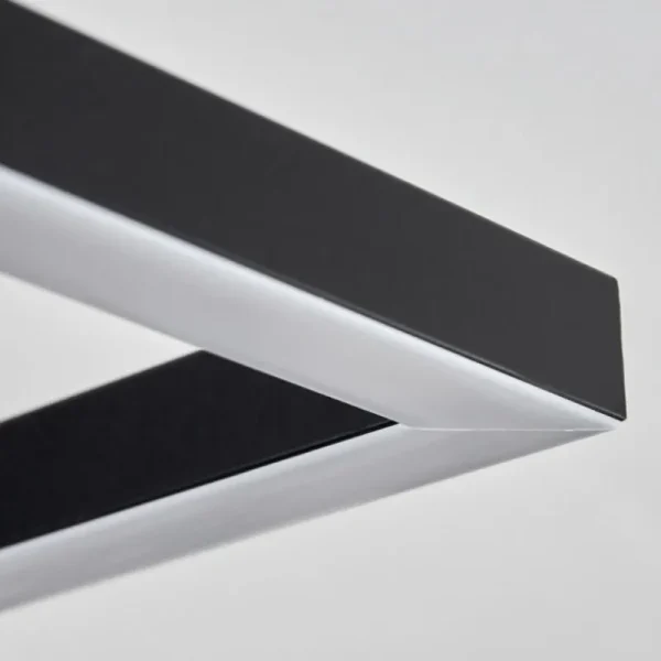 hofstein Sigersvik Plafonnier LED Écru, Noir, 1 lumière* Lampes Modernes