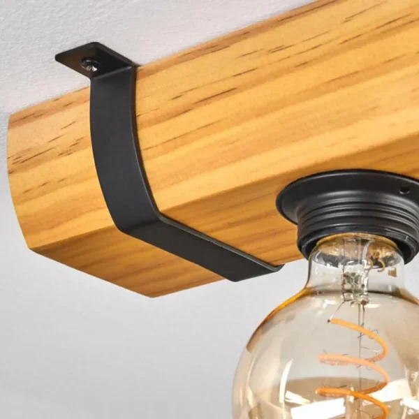hofstein Skads Plafonnier Écru, Noir, 5 lumières* Lampes Modernes