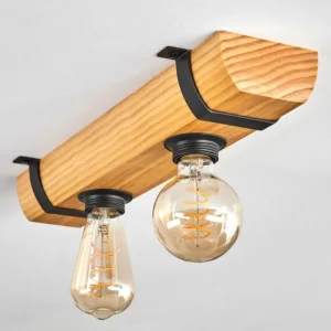hofstein Skads Plafonnier, Spot de plafond Écru, Noir, 2 lumières* Lampes Modernes