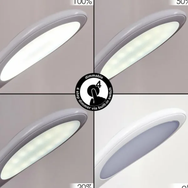 hofstein Sneslev Lampe de bureau, Lampe à poser LED Blanc, 1 lumière, Changeur de couleurs* Lampes Modernes