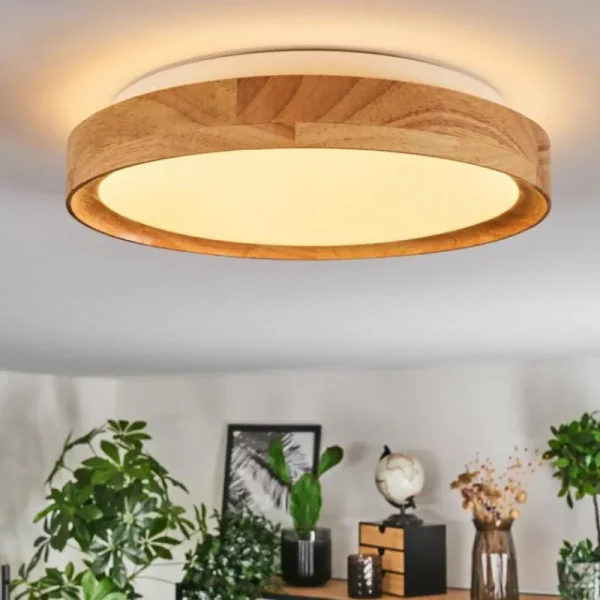 hofstein Sofo Plafonnier LED Blanc, 1 lumière* Lampes Modernes