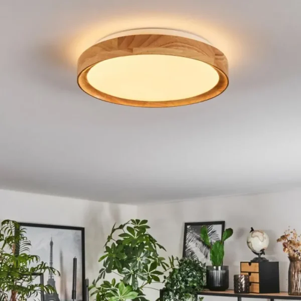 hofstein Sofo Plafonnier LED Blanc, 1 lumière* Lampes Modernes