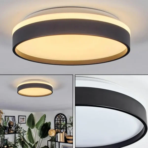 hofstein Sofo Plafonnier, Panel LED Blanc, 1 lumière* Lampes Modernes