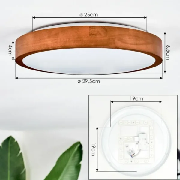 hofstein Sofo Plafonnier, Panel LED Blanc, 1 lumière* Lampes Modernes