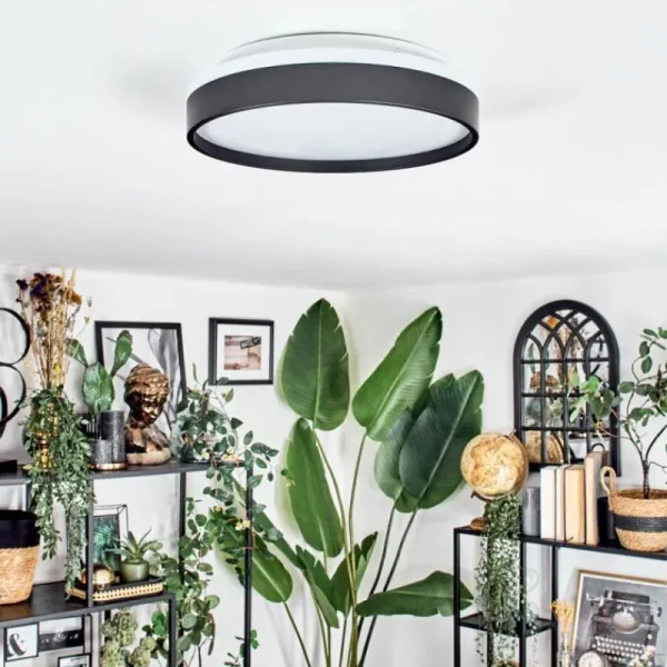 hofstein Sofo Plafonnier, Panel LED Blanc, 1 lumière* Lampes Modernes