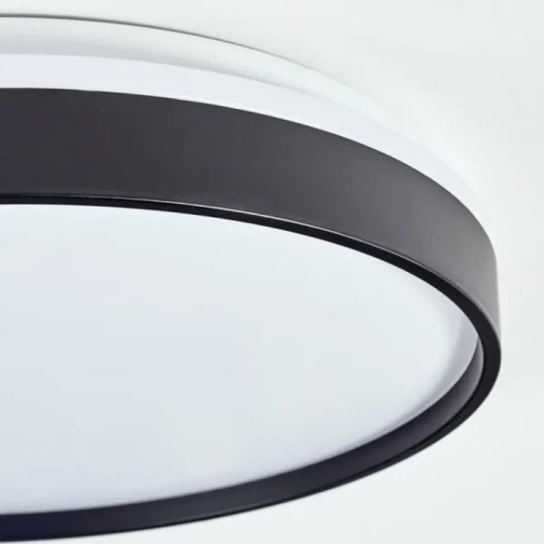 hofstein Sofo Plafonnier, Panel LED Blanc, 1 lumière, Télécommandes* Lampes Modernes