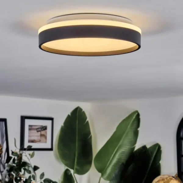 hofstein Sofo Plafonnier, Panel LED Blanc, 1 lumière* Lampes Modernes