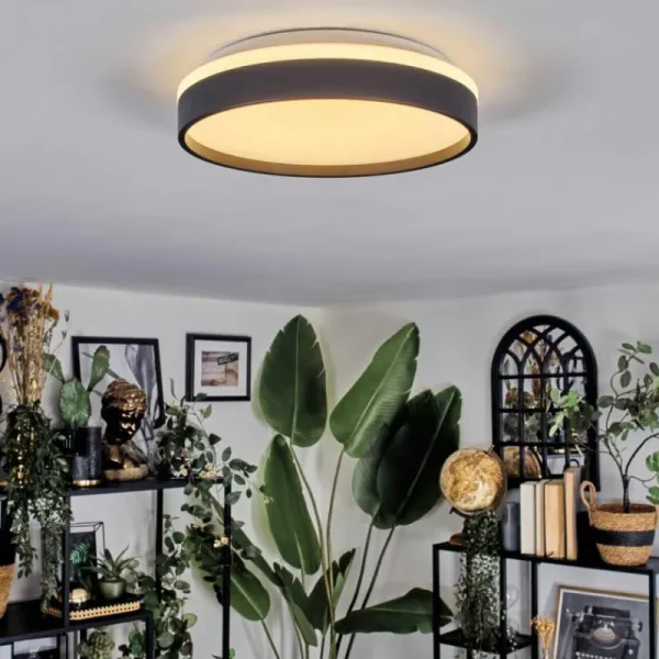 hofstein Sofo Plafonnier, Panel LED Blanc, 1 lumière* Lampes Modernes