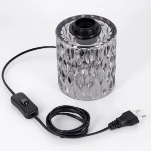 hofstein Sonhim Lampe à poser Fumée, Noir, 1 lumière* Lampes Modernes