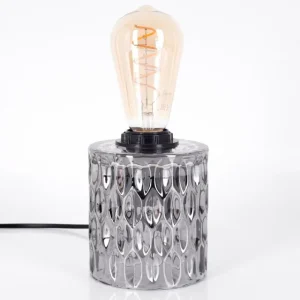 hofstein Sonhim Lampe à poser Fumée, Noir, 1 lumière* Lampes Modernes
