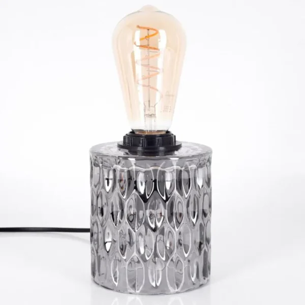 hofstein Sonhim Lampe à poser Fumée, Noir, 1 lumière* Lampes Modernes