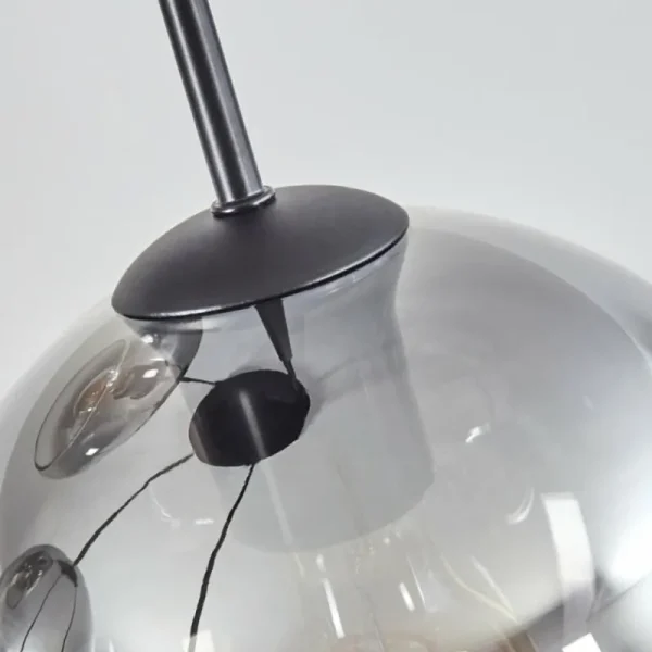 hofstein Soutinho Suspension, Boule lumineuse Clair, Fumé, 4 lumières* Lampes Modernes