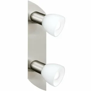 Luminaires Eglo Spot de plafond Eglo ENEA Nickel mat* Lampes En Verre