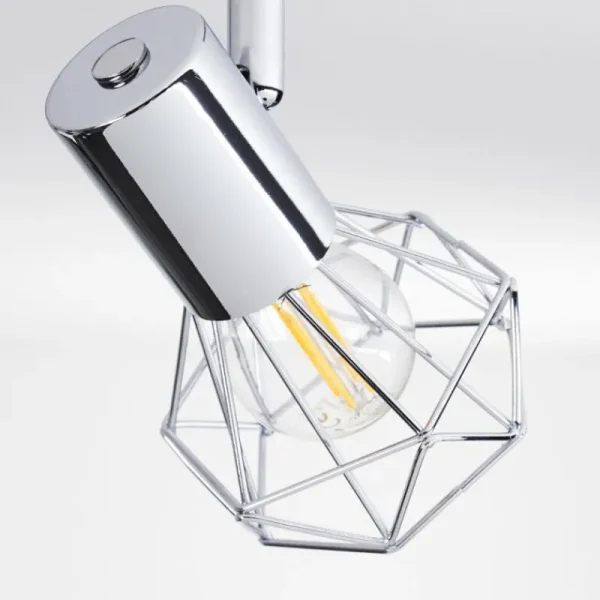 hofstein Spot de plafond Globo Xara Chrome, 2 lumières* Lampes Modernes